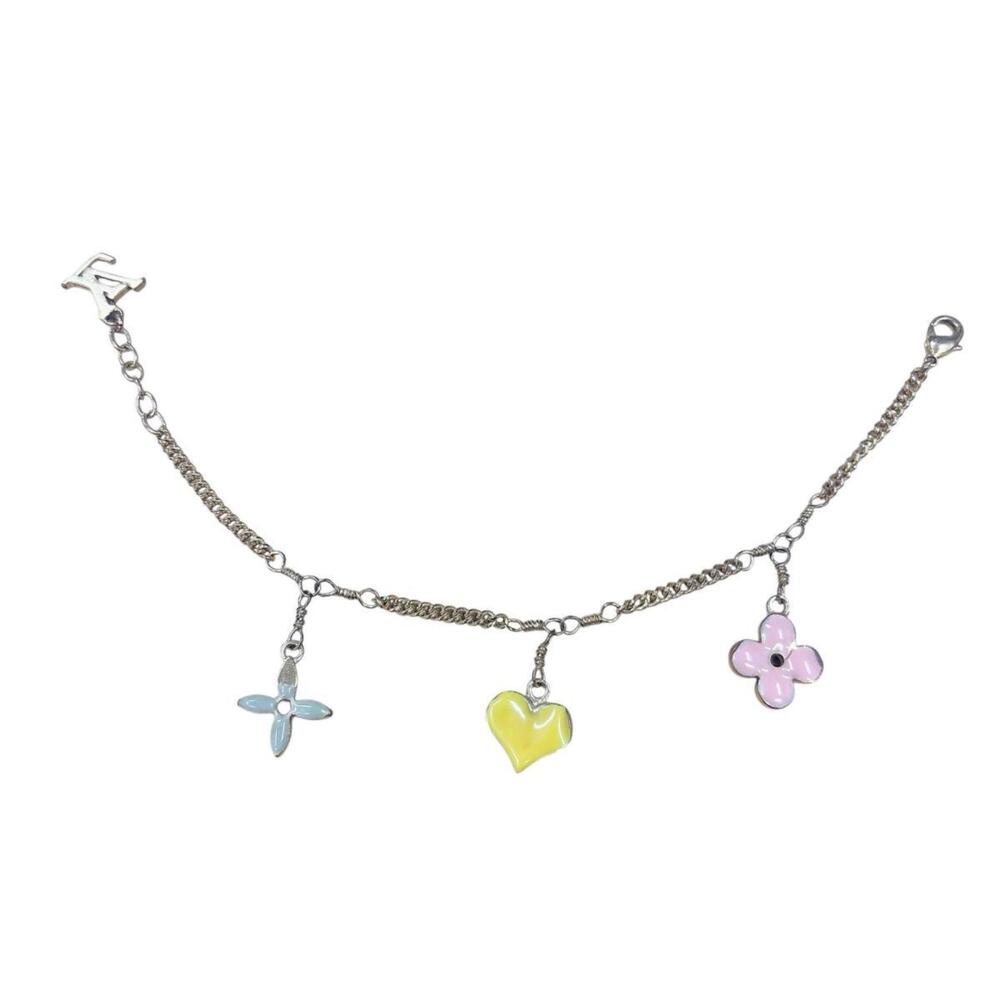 LOUIS VUITTON Gold Monogram Charm Bracelet - Picture 4 of 6